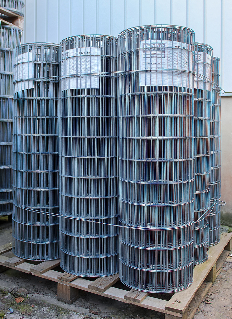 Welded galvanized mesh Metuje - galvanized - height 120 cm, mesh 100*50 mm, roll 25 m