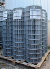 Welded mesh Metuje - galvanized - height 100 cm, mesh 100*50 mm, roll 25 m