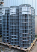 Welded galvanized mesh Metuje - galvanized - height 150 cm, mesh 100*50 mm, roll 25 m