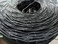 Welded plastic coated mesh Metuje - anthracite - height 150 cm, mesh 100*50 mm, roll 25 m