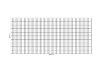 Gabion net 3000x1000 mm, mesh 50x100 mm