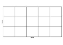 Gabion net 500x300 mm, mesh 100x100 mm