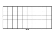 Gabion net 1000×500 mm, mesh 100x100 mm