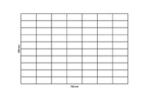 Gabion net 700x500 mm, mesh 100x50 mm