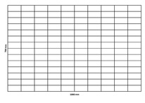 Gabion net 1000x700 mm, mesh 100x50 mm
