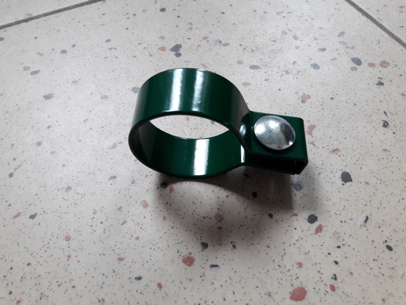 3D panel holder for round post - green end
