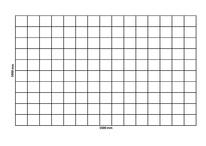 Gabion net 1500x1000 mm, mesh 100x100 mm