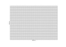 Gabion net 2040x2100 mm, mesh 33x100 mm