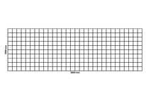 Gabion net 3000x1000 mm, mesh 100x100 mm