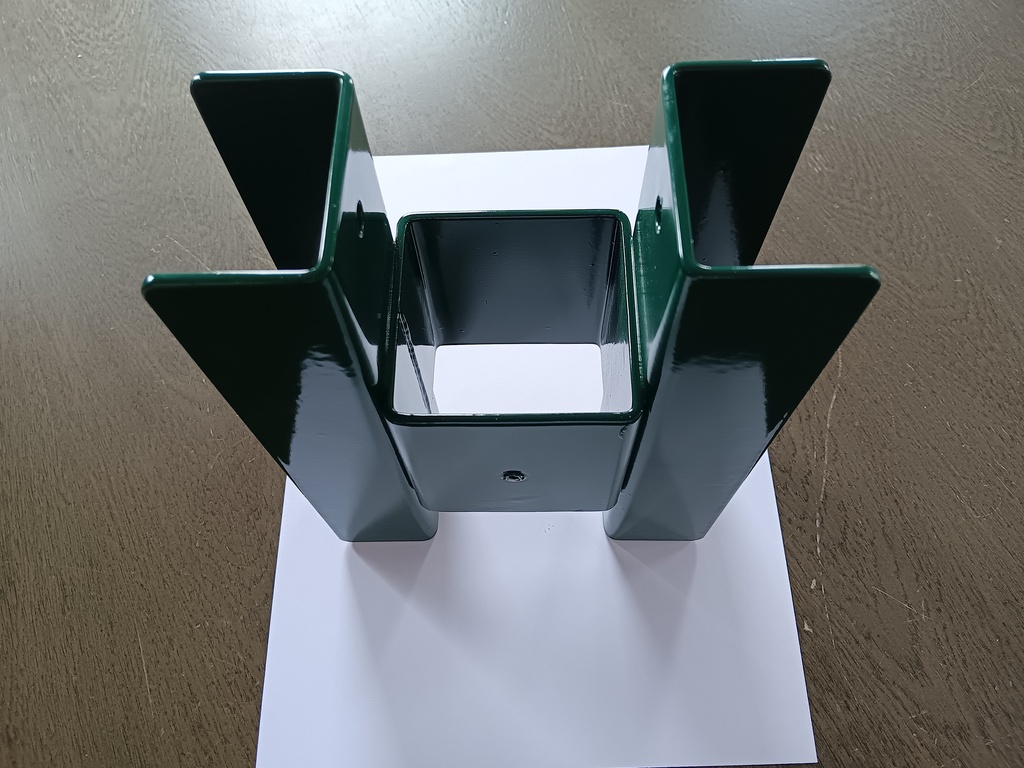 Holder for 3D floorboards - double-sided 60x60 green