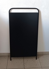 Advertising board H - black - HÁČKO