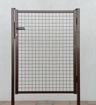 Garden gate 940x1210 brown - left
