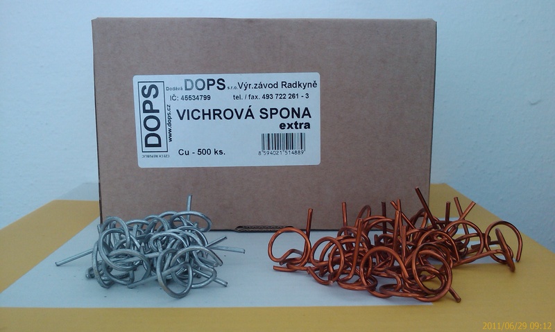 Wind clips galvanized FeZn