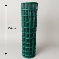 Welded mesh coated Metuje - green - height 150 cm, mesh 100*75 mm, roll 25 m 