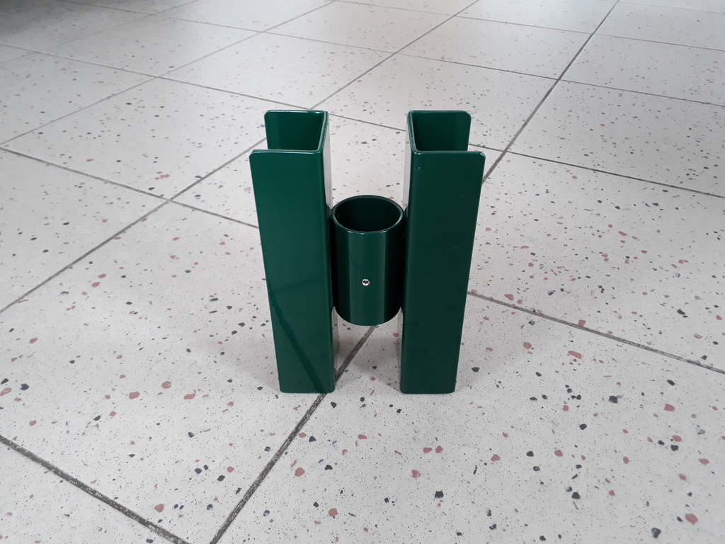 Holder for under-ceiling plates - double-sided 60 - zinc plated