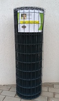 Welded plastic coated mesh Metuje - anthracite - height 180 cm, mesh 100*50 mm, roll 25 m