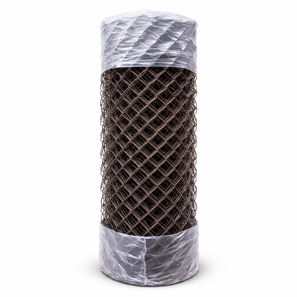 Plastic mesh 100 cm, 2.7 mm - brown