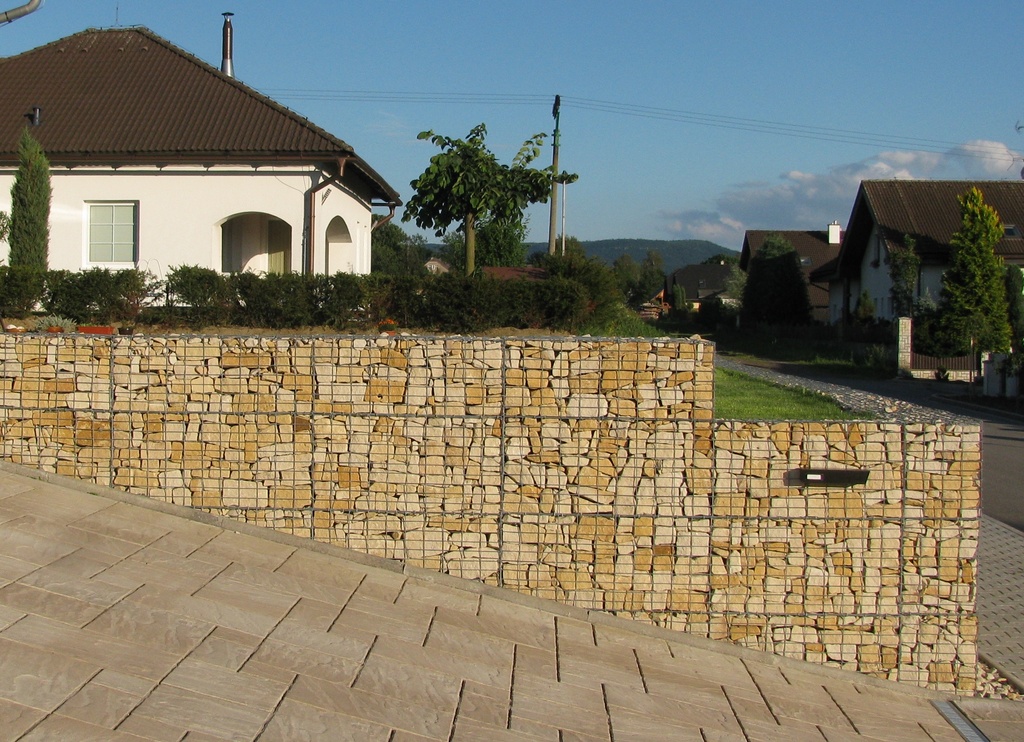 Gabion net 1000x700 mm, mesh 100x50 mm