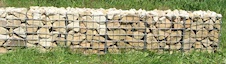 Gabion net 1500x400 mm, mesh 100x100 mm