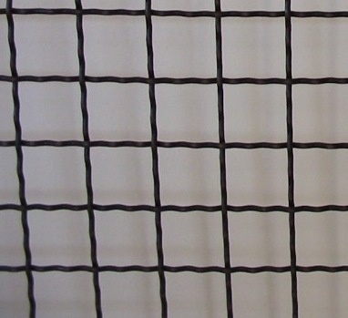 Fence frame knitting PEREN crepe - green, brown