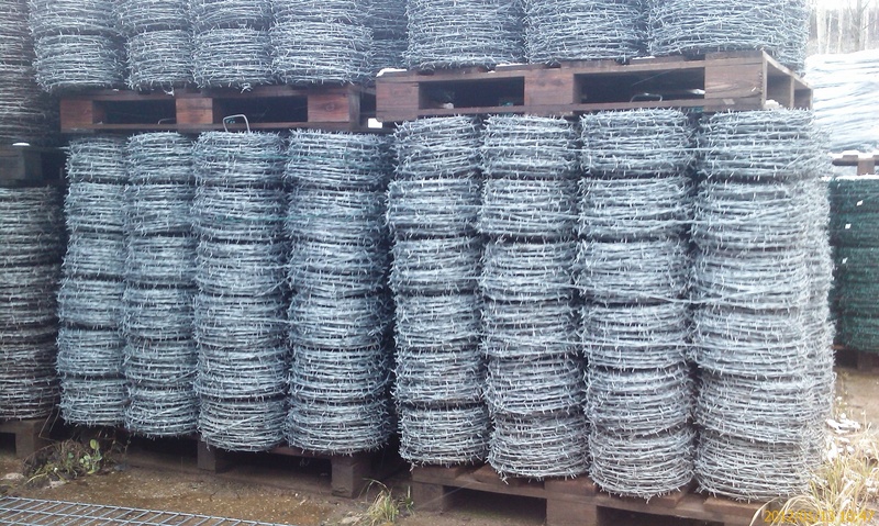YOWA galvanized barbed wire - 24 kg - 2nd quality - price after 20% discount