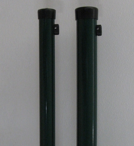 Plastic coated column green 38/1500 