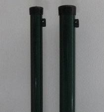 Plastic coated column green 48/1750 