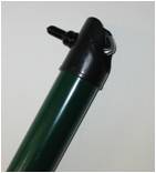 Upright plastic-coated green 38/1500 