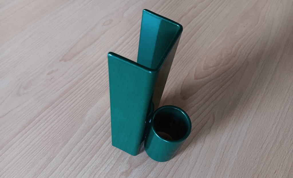 Floor plate holder - single sided 48 - green
