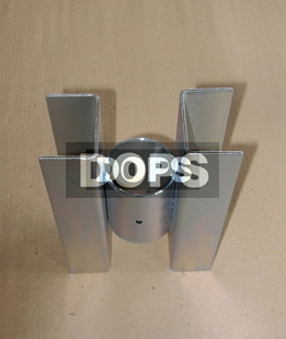 Holder for under-ceiling plates - double-sided 60 - zinc plated
