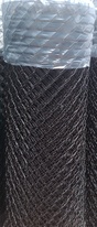 Plastic mesh 80 cm, 2.7 mm - brown