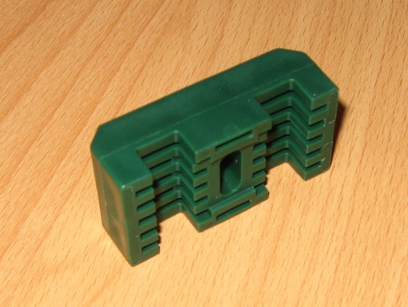 Clamp 3D - plastic green 