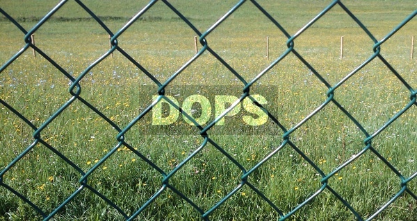 Plastic mesh 100 cm, 2.7 mm - green