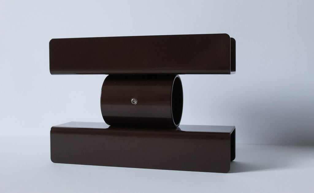 Floor plate holder - double sided 38 - brown