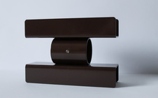 Floor plate holder - double sided 38 - brown