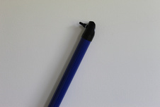 Upright plasticised blue 38/1500