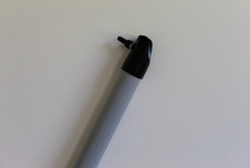 Upright plastic grey 38/1750 