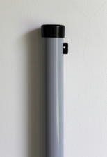 Plastic coated column grey 48/1500