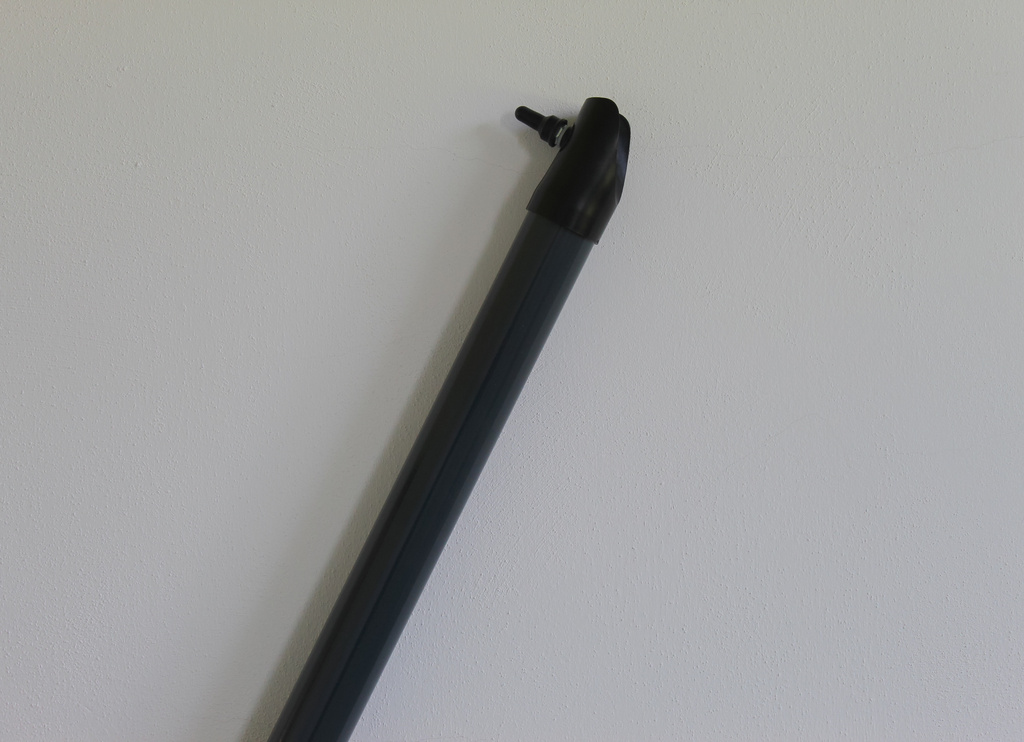 Upright plastic-coated anthracite 38/1500