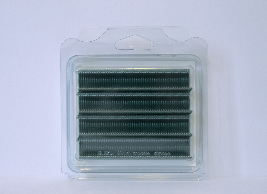 Mesh clamps - green/200pcs