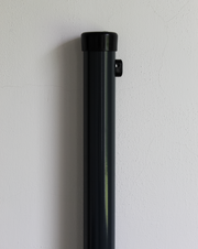 Column black plastic coated 48/3000